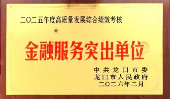 深耕龍口，服務地方——平安產險龍口支公司獲評“龍口市金融服務突出單位”